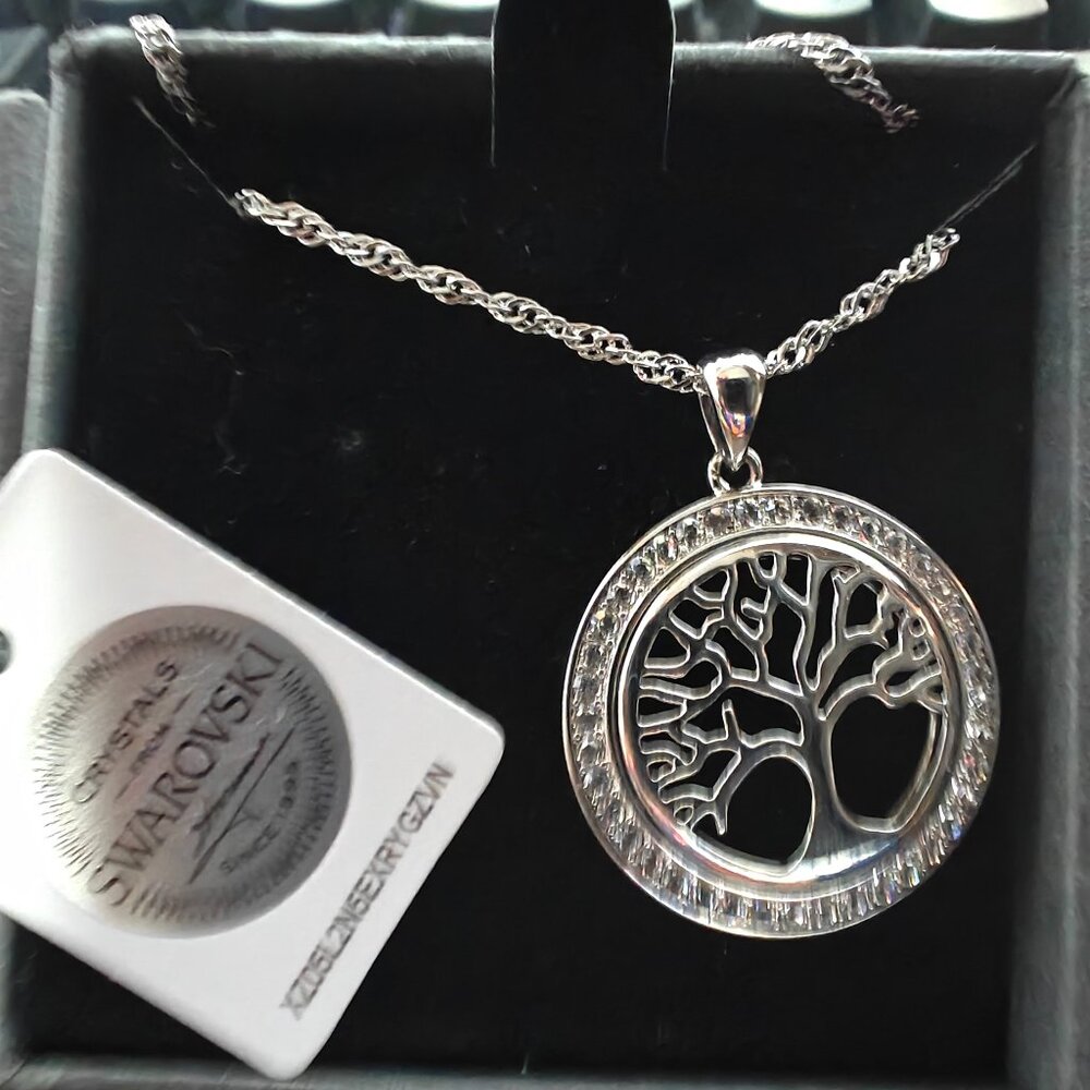 COPY - NIC & SYD SWAROVSKI CRYSTAL TREE OF LIFE PENDANT NECKLACE